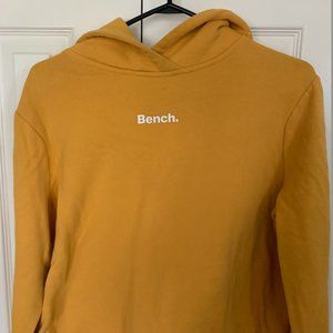 Yellow Bench  Cropped Hoodie